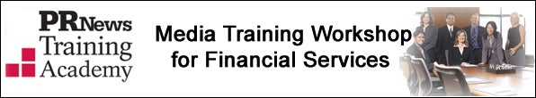 Financial Services Media Training Workshop
