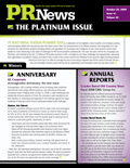 The Platinum Issue of PR News