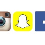 snapchat, instagram, facebook