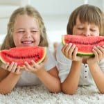 kids, eating, watermelon, #nationalwatermelonday