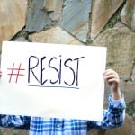 resist, sign