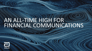 An All-Time High for Financial Communications