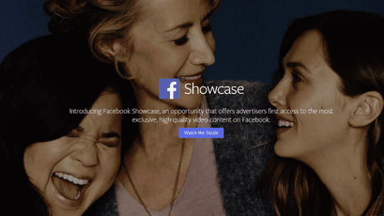 facebook showcase ad