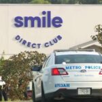 Police arrive on the scene at SmileDirectClub in Tennessee