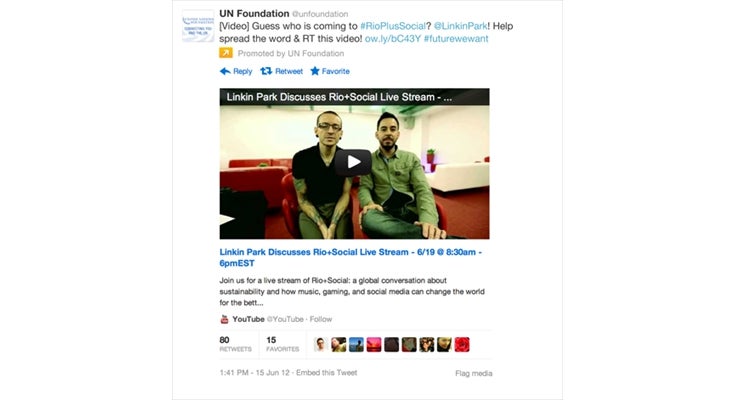 United Nations Foundation – RioPlusSocial
