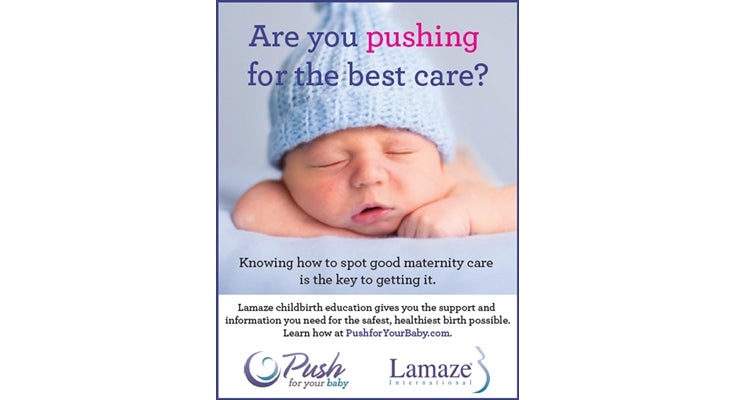 JPA - Lamaze International's Push for Your Baby Campaign