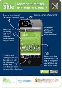 Shot@Life mobile app features a bevy of capabilities.