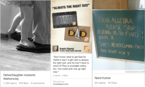 Screen grabs from the example-setting Pinterest boards of brands discussed in this article. Screen grabs from the example-setting Pinterest boards of brands discussed in this article.