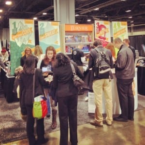 Elsevier Health Sciences wanted to reengage its medical student stakeholders, so the company planned its rebranding to coincide with the American Medical Student Association annual March convention. The image above reflects the interest and engagement that Elsevier’s booth generated during the convention. The company said it was able to leverage that excitement and use it as momentum for its Facebook campaign.
