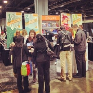 Elsevier Health Sciences wanted to reengage its medical student stakeholders, so the company planned its rebranding to coincide with the American Medical Student Association annual March convention. The image above reflects the interest and engagement that Elsevier’s booth generated during the convention. The company said it was able to leverage that excitement and use it as momentum for its Facebook campaign.  