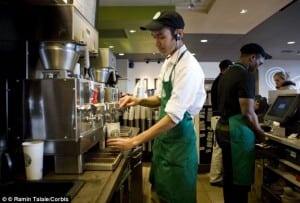A DIFFERENT BREW: Under a new initiative called “Starbucks College Achievement Plan,” the coffee king will offer education assistance to roughly 135,000 eligible employees. 