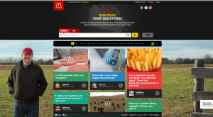 The  “Our Food, Your Questions” campaign gets support from McD’s Brand Newsroom.