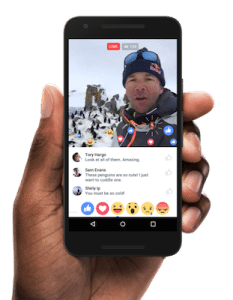 Facebook's live video reactions offer more opportunities for interaction.