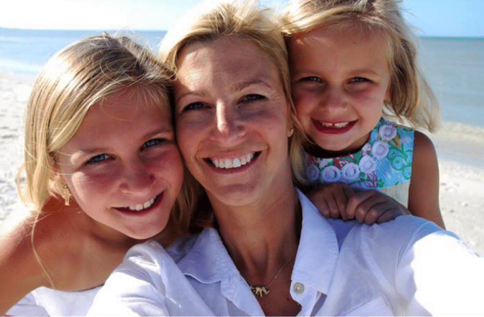 General Motors engineer Tricia Morrow and her children 