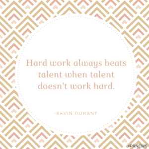 hard work always beats talent when talent doesnt work hard.