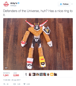 Arby's Twitter Transformers
