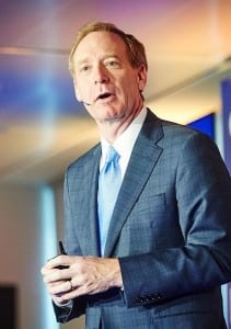 Microsoft president and chief legal officer Brad Smith