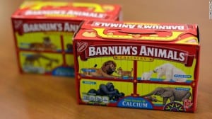 The old Barnum's Animals Crackers box