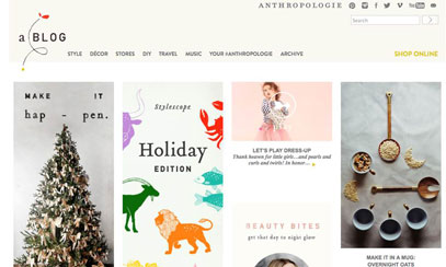 Best Blog: Anthropologie