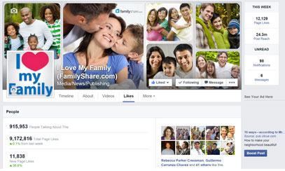 Facebook | Best Promoted Post: Deseret Digital Media - FamilyShare Network | Love is not what you say. Love is what you do.
