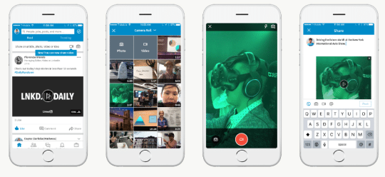 linkedin, video, features