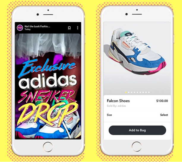 adidas snapchat