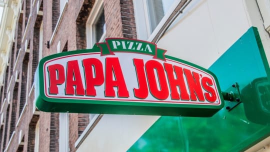 papa johns sign