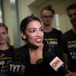 AOC, CNN, reporters