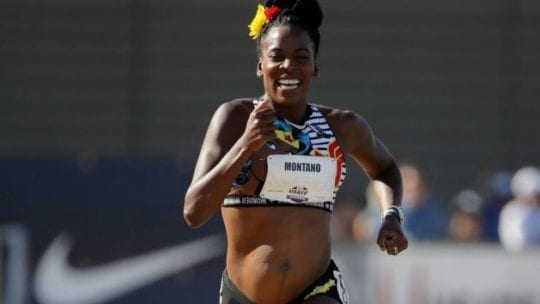 US Olympic athlete Alysia Montano