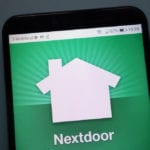 nextdoor app on phone