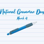 National Grammar Day illustration