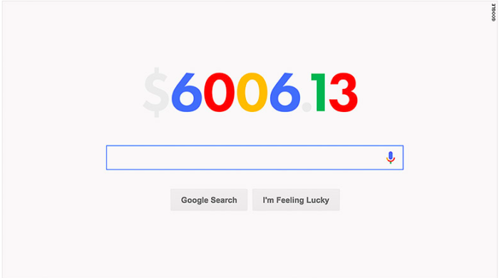 Google logo in leet 600613