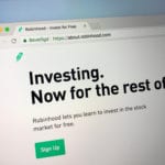 robinhood landing page