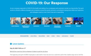 An Essential Service Providers Response to the COVID-19 Crisis