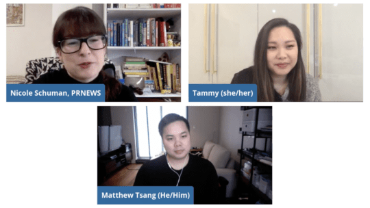 group talks about inclusion in marketing on LinkedIn Live