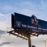 Former Raiders coach Jon Gruden on a Raiders billboard
