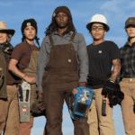 women wearing carhartt work clothing