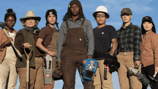 women wearing carhartt work clothing