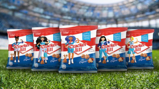 Cracker Jill rebrand of Cracker Jack shows inclusive packaging to support women in sports