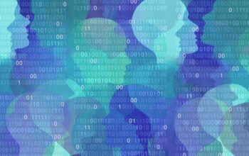 User data privacy as an abstract personal private information security technology as a social media and public profile sharing of lifestyle activities in a 3D illustration style.
