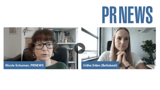 Bellabeat cofounder and PRNEWS discuss privacy, communications and women's health trackers on LinkedIn Live.