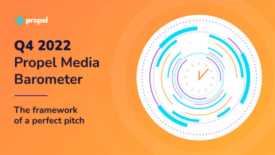 Propel Q4 Media Barometer Shows More Journalists Opening PItches