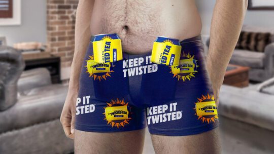 Twisted Tea created special vasectomy underwear for March Madness time.