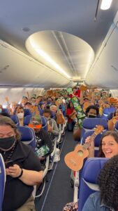 Southwest Airlines and Guitar Center Bring Ukuleles to New Heights