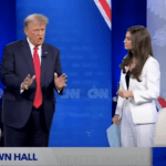 Trump and CNN anchor Kaitlan Collins on Town Hall
