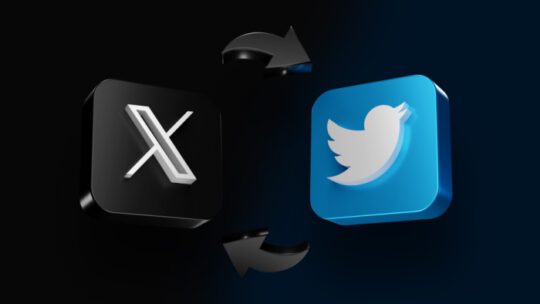 - Twitter new logo X. Twitter changed app logo with X. Twitter news. X new social media.