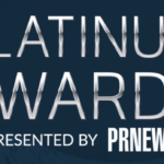 2023 PRNEWS Platinum Awards logo to advertise the winners.