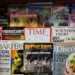 Time magazine sits in a rack in local bookstore days after layoffs announced