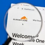 Cloudflare homepage. Cloudflare is an American content delivery network and DDoS mitigation company and the target of a video-recorded layoff.
