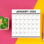 calendar of January 2024